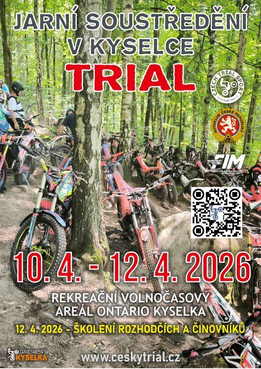 Pozvánka na jarní trialové soustředění v Kyselce